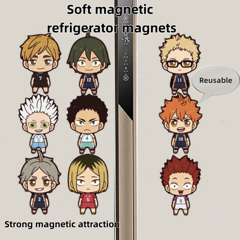 Home Decor Kolkata - Haikyuu!! Terlaris!! Stiker Kulkas Magnetik Kreatif