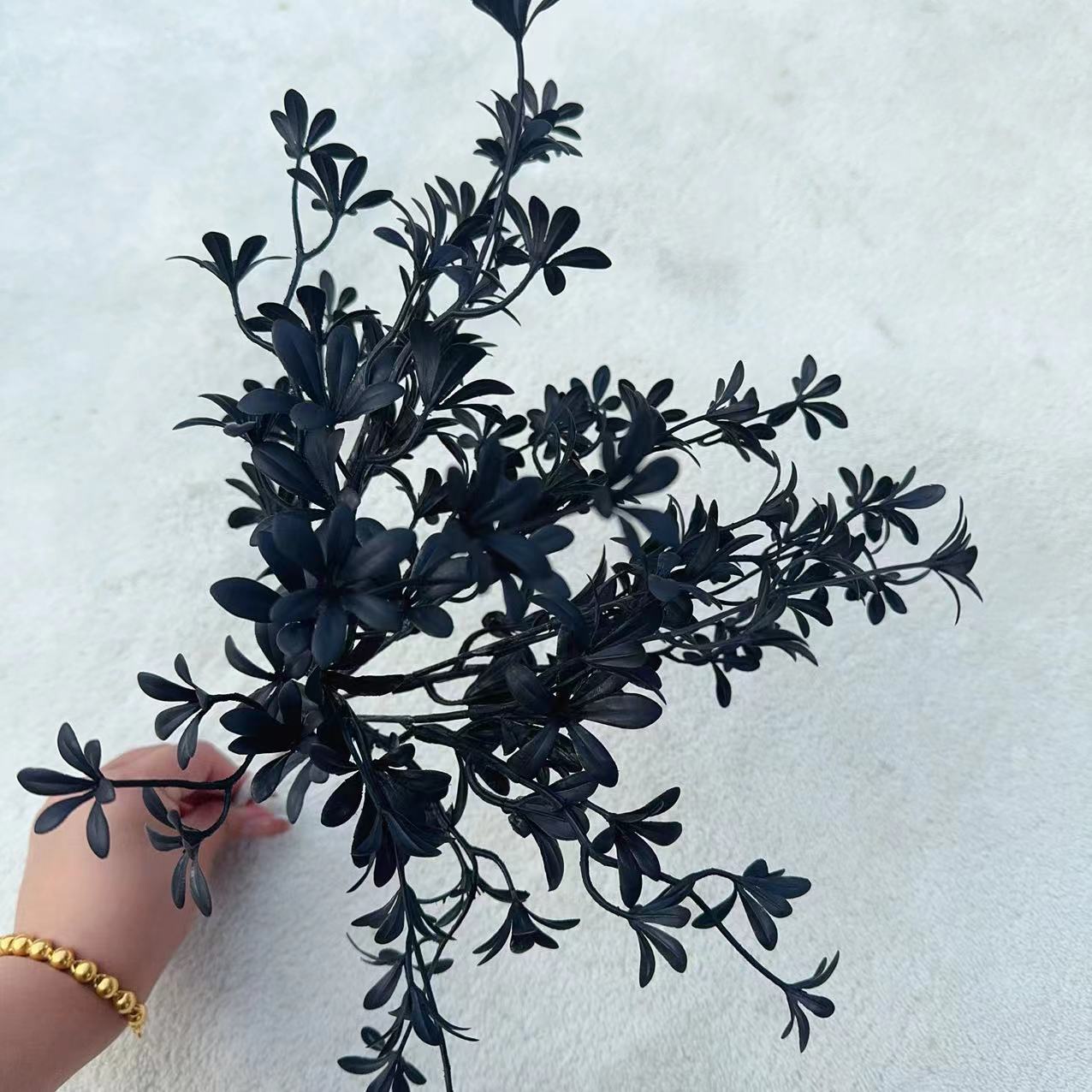 Hitam Halloween bunga buatan d - Home Decor Event ulasan dan harga