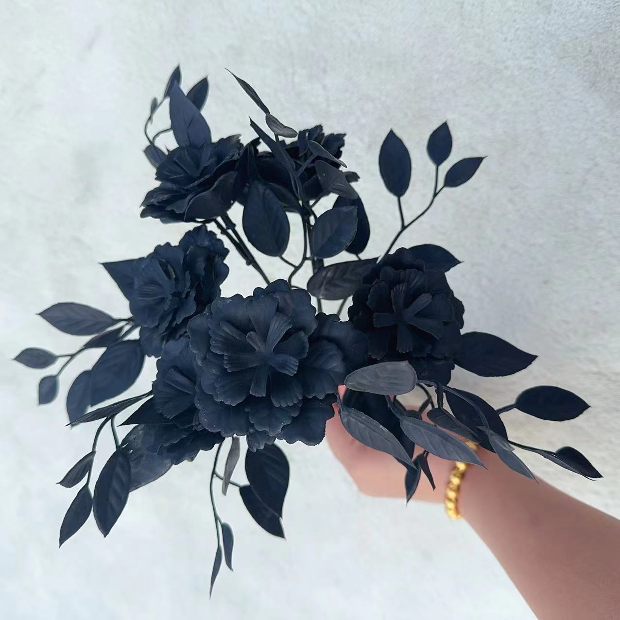Hitam Halloween bunga buatan d - Home Decor Event ulasan dan harga
