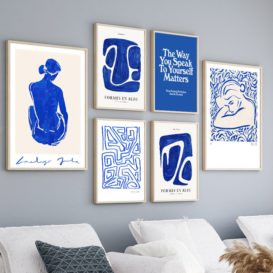 Gambar Kanvas Cetak Mural Seni - Home Decor Minimal ulasan dan harga