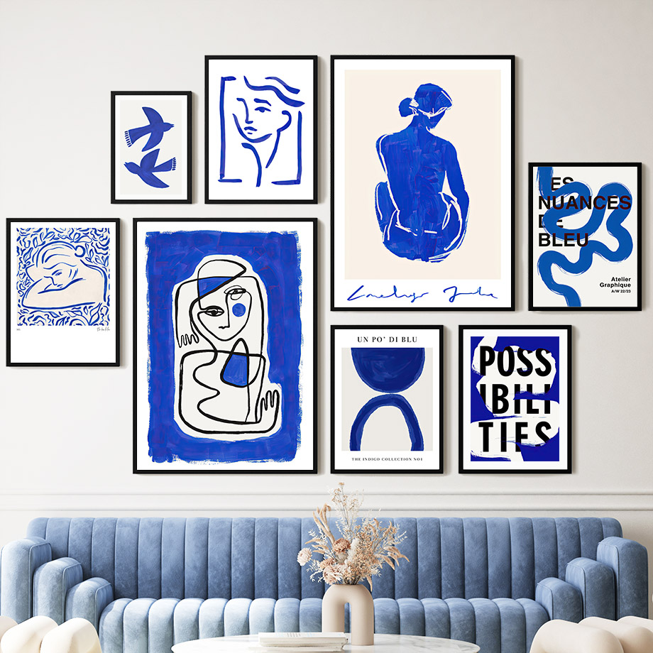 Gambar Kanvas Cetak Mural Seni - Home Decor Minimal ulasan dan harga