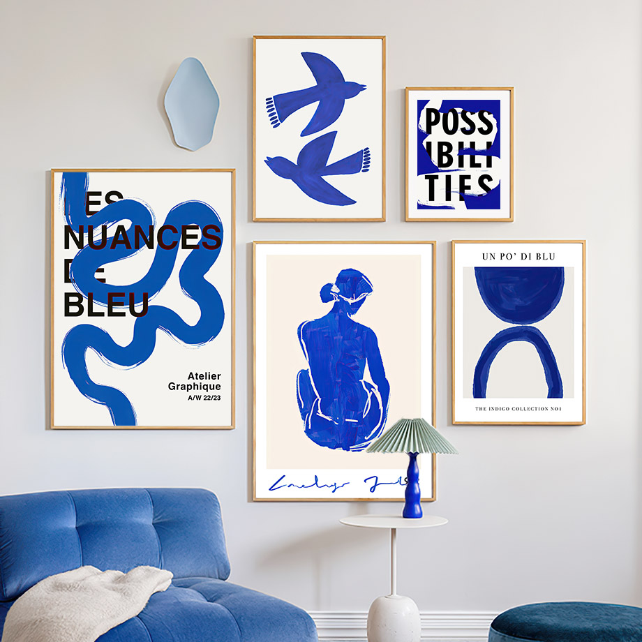 Gambar Kanvas Cetak Mural Seni - Home Decor Minimal ulasan dan harga