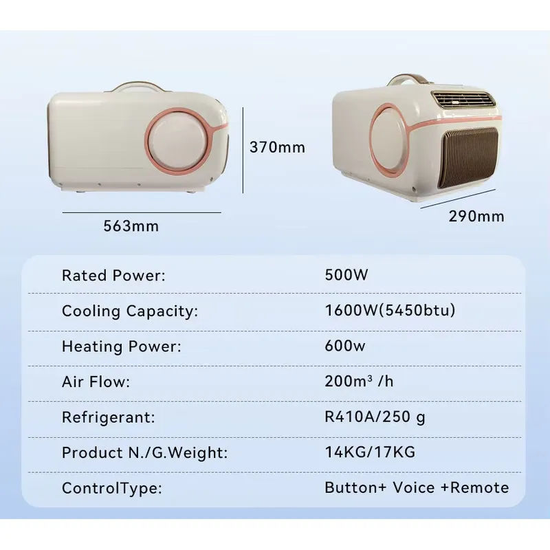 AC Mobil Portabel 12V 24V deng - H&M Home Decor ulasan dan harga