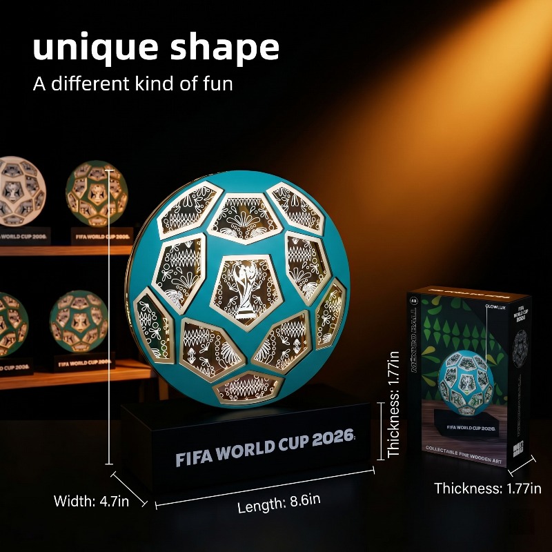 Lampu Malam 3D Bertema Piala D - Home Decor Event ulasan dan harga