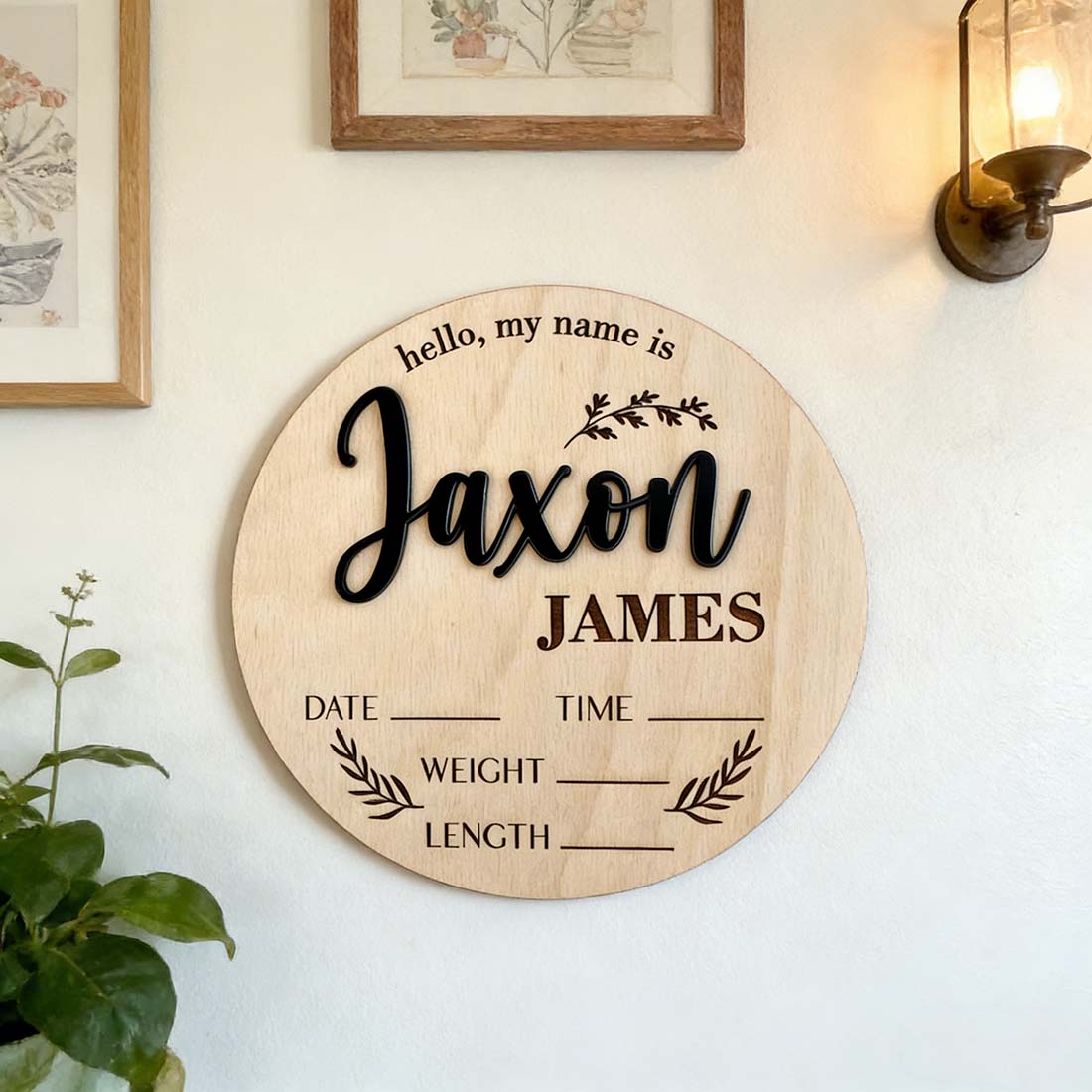 1 Buah Tanda Pengumuman Bayi K - Home Decor Product ulasan dan harga
