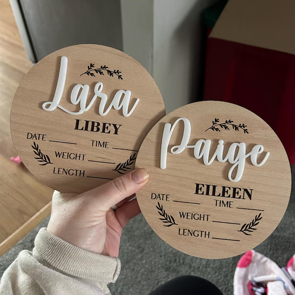 1 Buah Tanda Pengumuman Bayi K - Home Decor Product ulasan dan harga