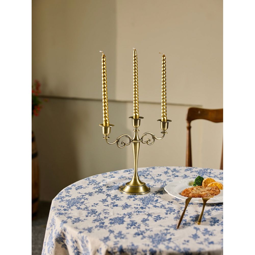 1 buah Tempat Lilin Logam Padu - Home Decor Event ulasan dan harga