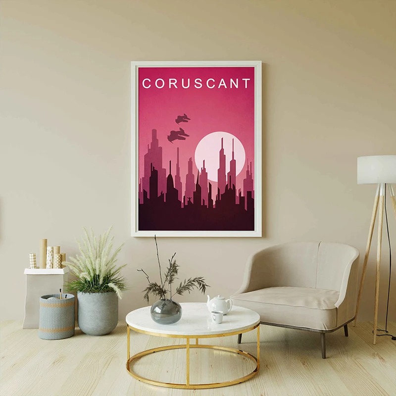 Lukisan Kanvas Lanskap Abstrak - Home Decor Minimal ulasan dan harga