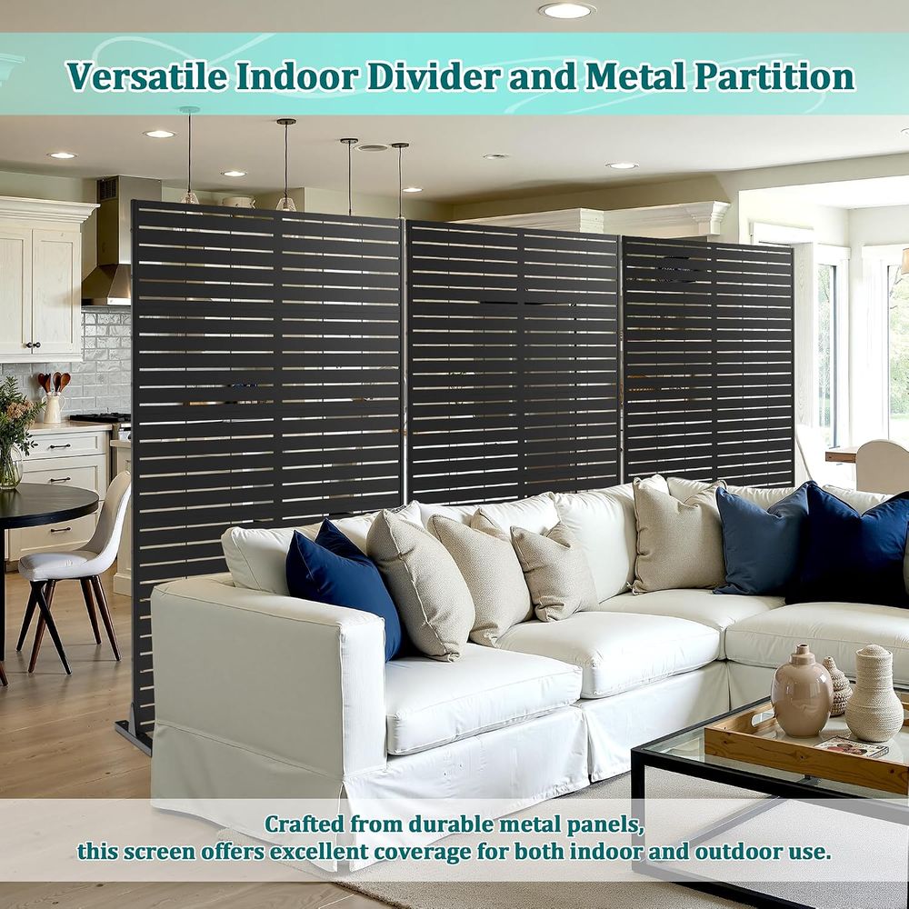 Panel Pembatas Privasi Logam u - H&M Home Decor ulasan dan harga