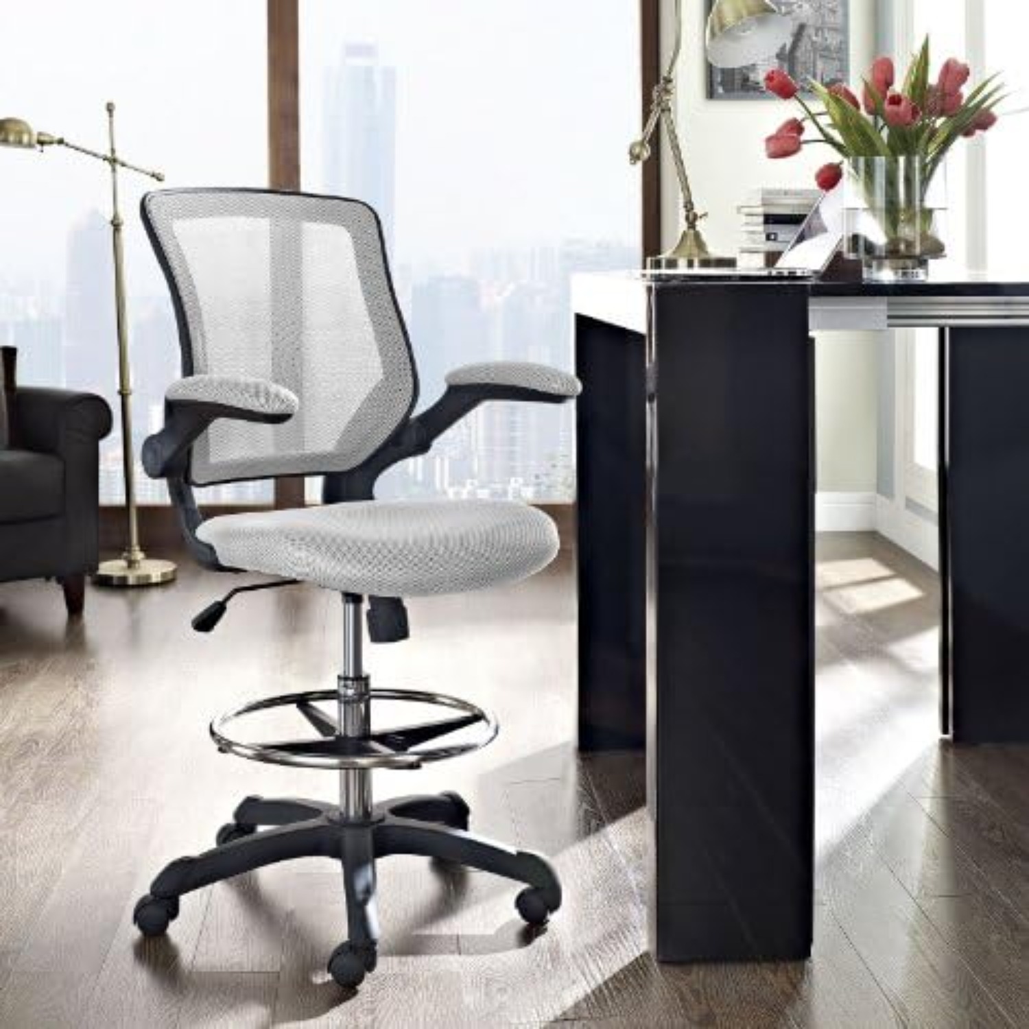 MO-EEI-1423-GRY Kursi Gambar d - H&M Home Decor ulasan dan harga
