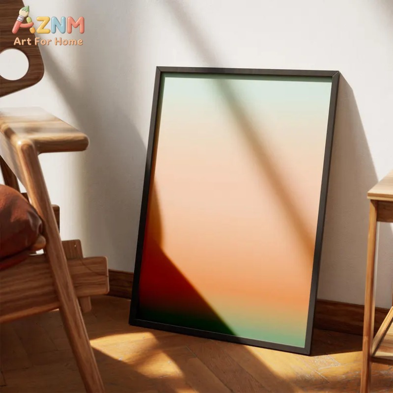 AZNM Seni Dinding Kanvas Aura  - Home Decor Minimal ulasan dan harga