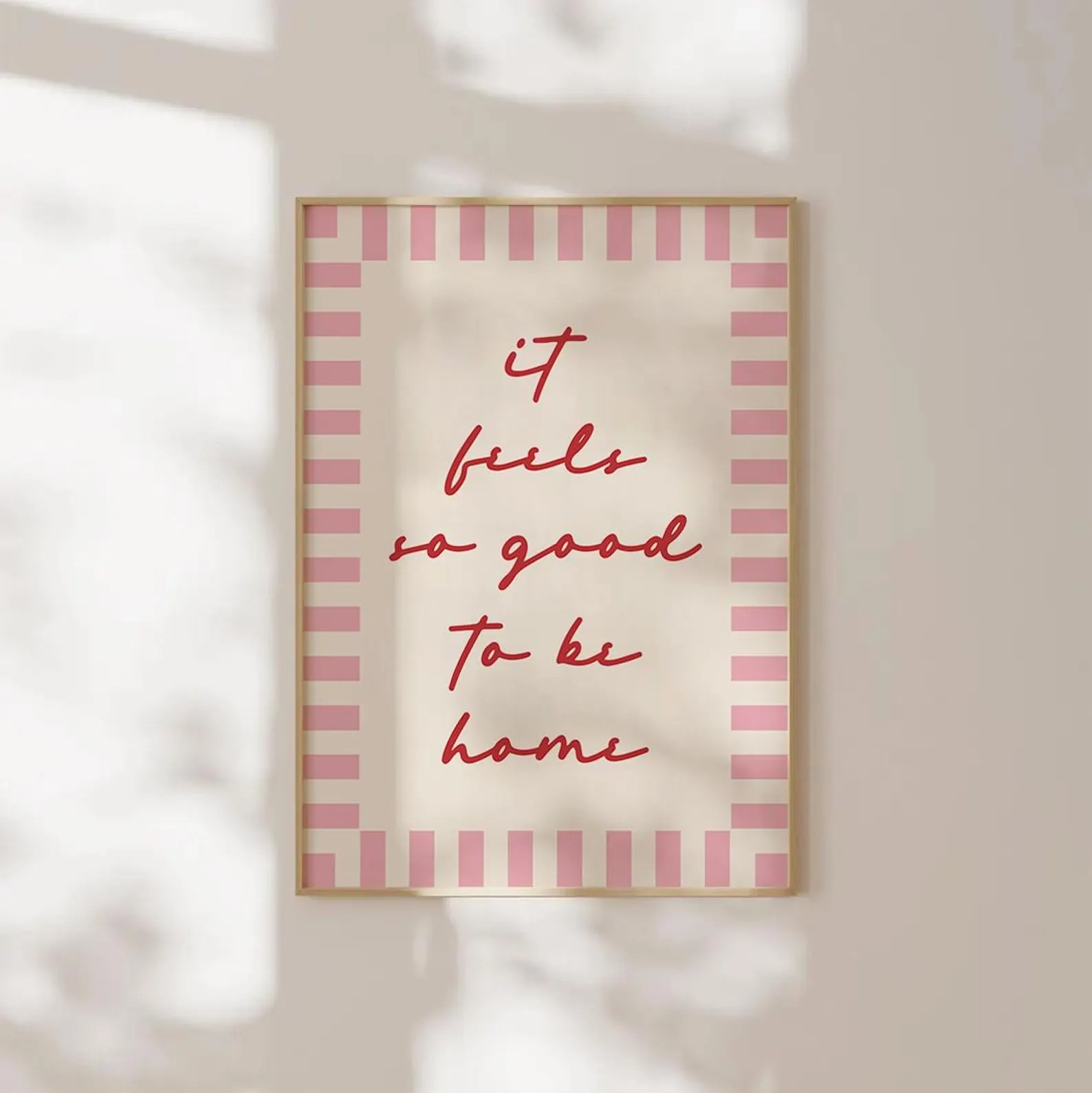 Poster Kanvas Kutipan Retro Ha - Home Decor Minimal ulasan dan harga