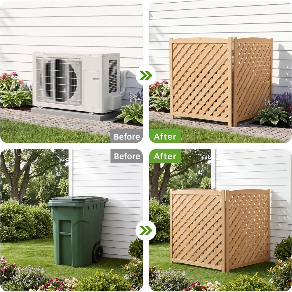 AC Luar Ruangan 3 Panel, Rak K - H&M Home Decor ulasan dan harga