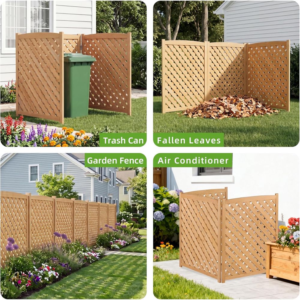 AC Luar Ruangan 3 Panel, Rak K - H&M Home Decor ulasan dan harga