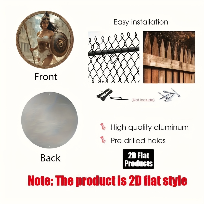 Seni Dinding Aluminium Bulat P - Home Decor Kolkata ulasan dan harga