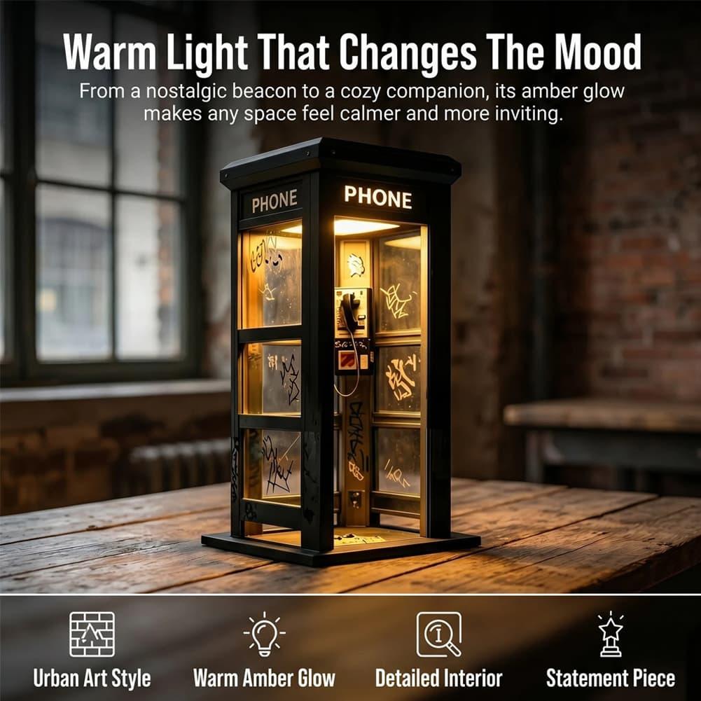 Lampu Meja Bentuk Telepon Kabi - Home Decor Light ulasan dan harga