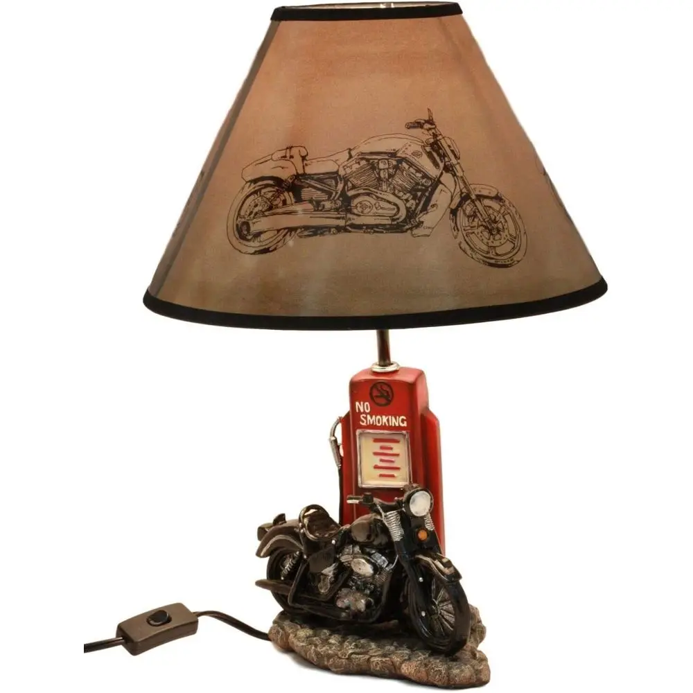 Lampu Meja Pompa Bensin Motor  - Home Decor Light ulasan dan harga