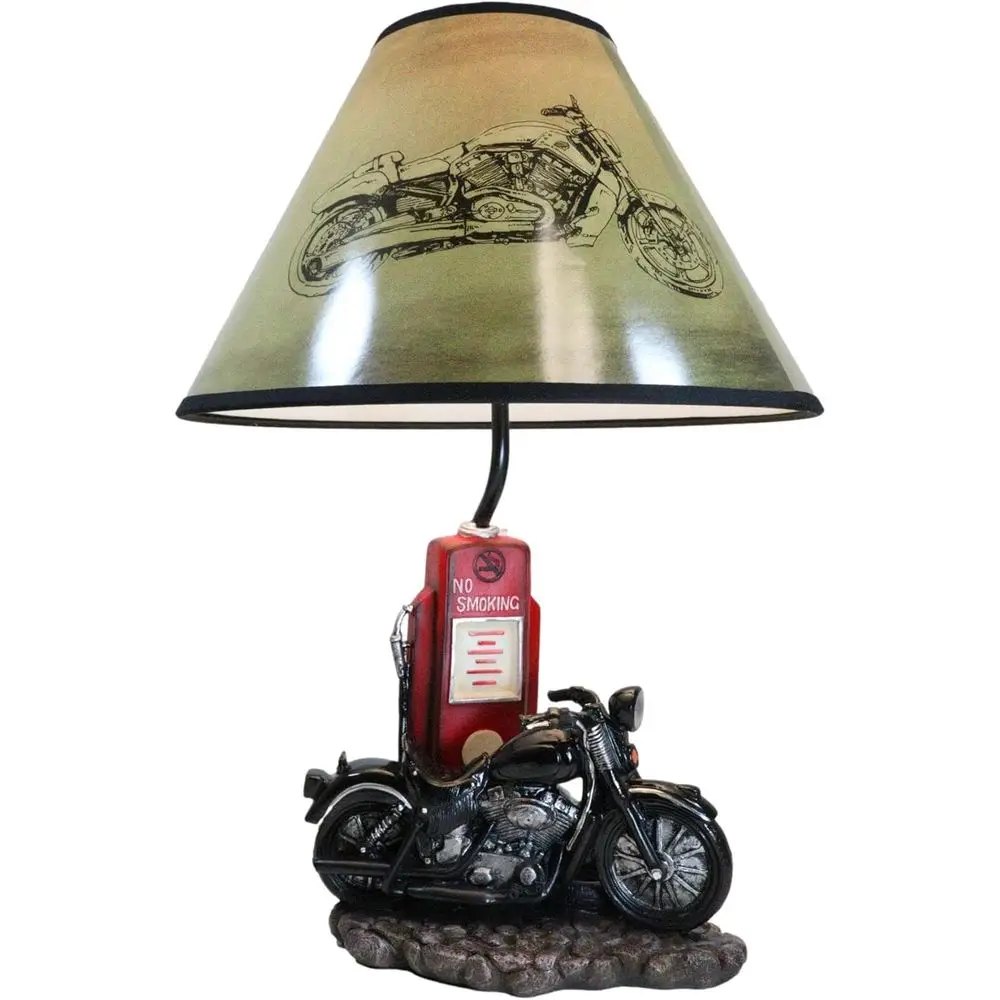 Lampu Meja Pompa Bensin Motor  - Home Decor Light ulasan dan harga