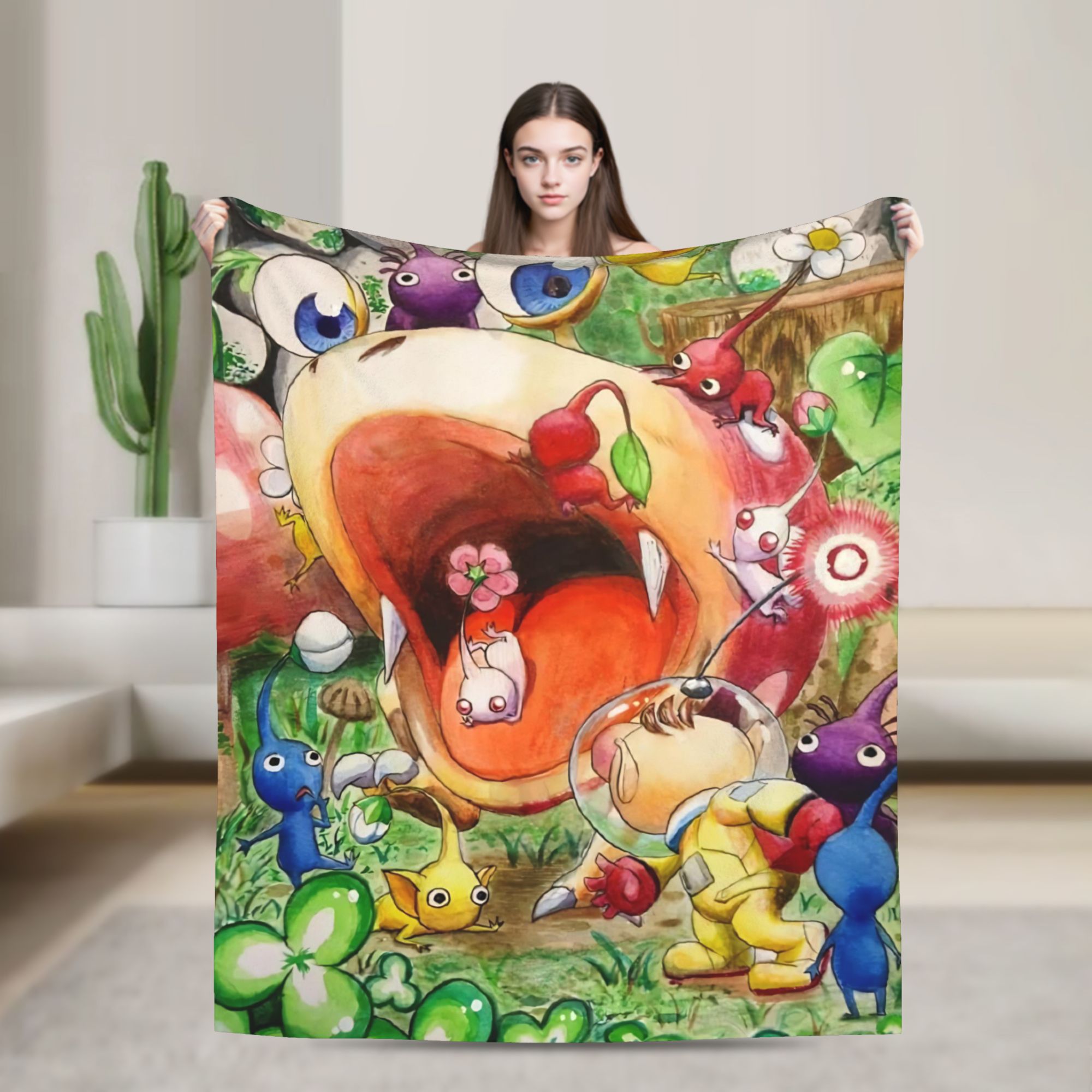 Selimut Pikmin Game, Selimut L - Home Decor Fallout 4 ulasan dan harga
