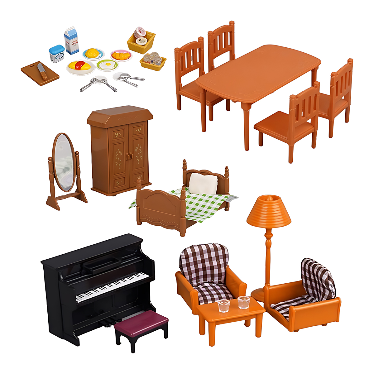 Furnitur Miniatur 1:12 Rumah B - Home Decor Kolkata ulasan dan harga
