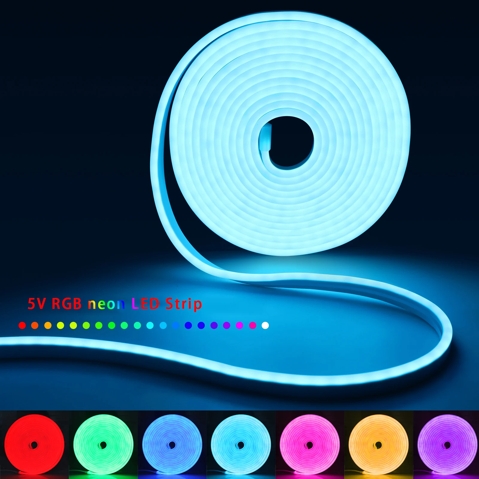 Lampu Strip LED Neon RGB 1-5m  - Home Decor Light ulasan dan harga